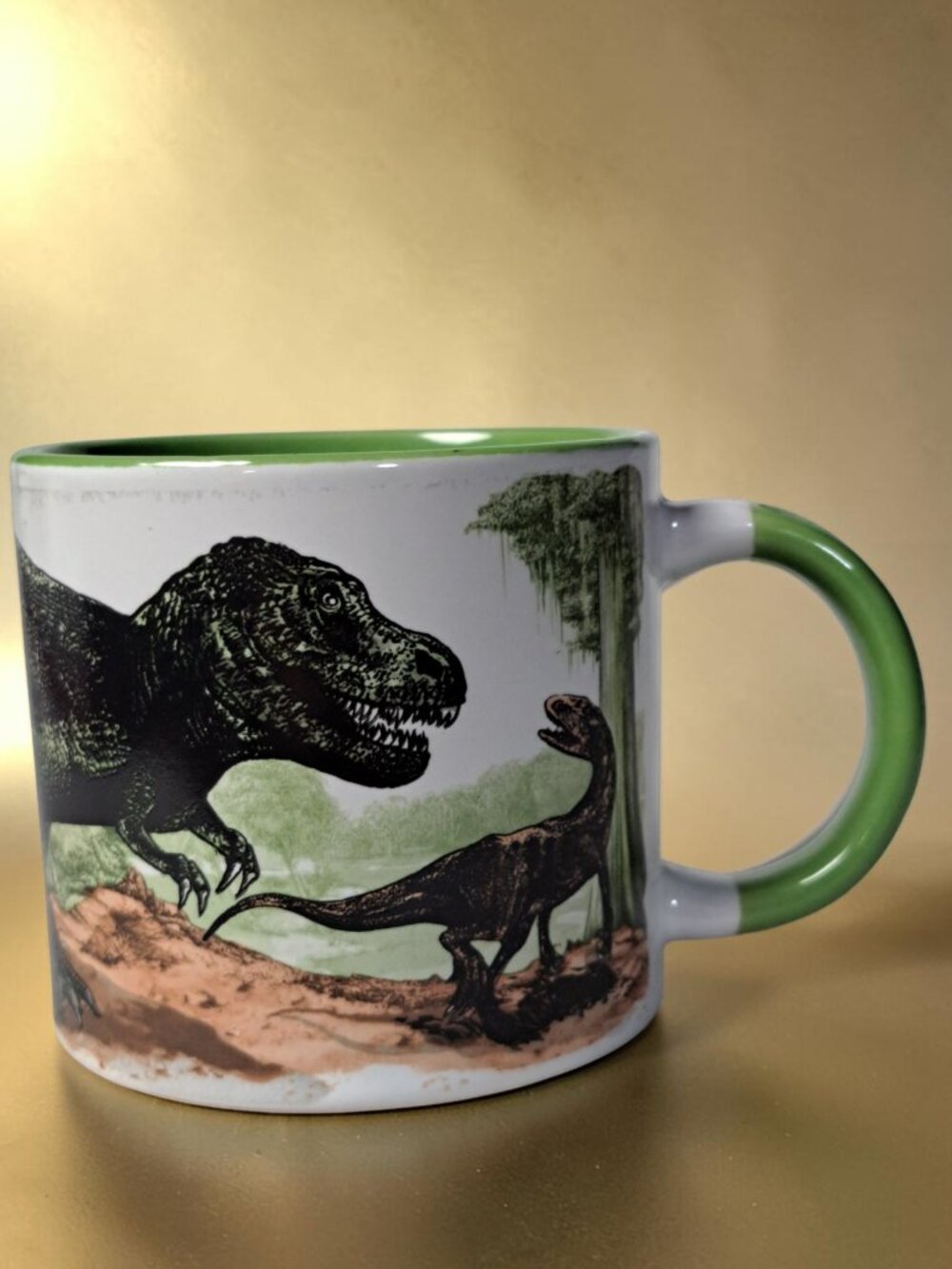 Disappearing Dinosaurs Heat Changing Mug 2011 The Unemployed Philosophers Guild
